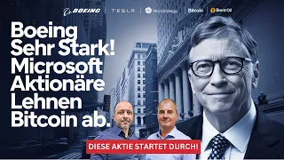 BITCOIN Boeing hebt ab! Bitcoin dranbleiben? MicroStrategy, Tesla, Brent-Öl im Check