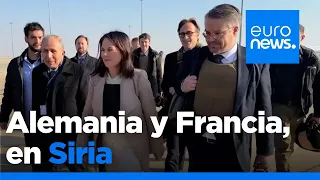 Primera visita oficial de los ministros de Asuntos Exteriores de Alemania y Francia a Siria