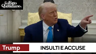 Trump accusa il presidente sudafricano Ramaphosa di &quot;genocidio bianco&quot; e insulta i media