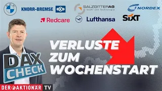 REDCARE PHARMACY INH. DAX-Check LIVE: BMW, Lufthansa, Knorr-Bremse, Nordex, Redcare Pharmacy, Salzgitter, Sixt St.