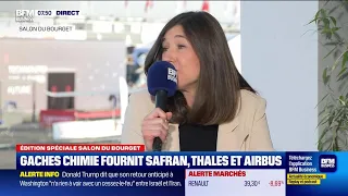 AIRBUS Caroline Gaches (Gaches Chimie) : Gaches Chimie fournit Safran, Thales et Airbus