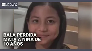 Niña de 10 años muere por una bala perdida durante la celebración de Año Nuevo