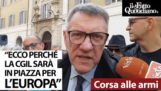 Landini: &quot;Cgil in piazza per l&#39;Europa? Porteremo le bandiere della pace&quot;