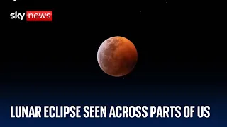 LUNAR Total lunar eclipse seen across parts of America