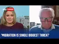 Immigration is the 'single biggest threat to many people' says Lord Heseltine | Election 2024