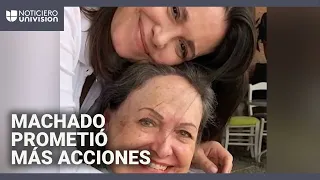 Madre de María Corina Machado es sacada de Venezuela en operativo que se atribuye EEUU: esto se sabe