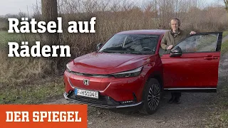 HONDA MOTOR CO. Wir drehen eine Runde: Honda e:Ny1 – Rätsel auf Rädern | DER SPIEGEL