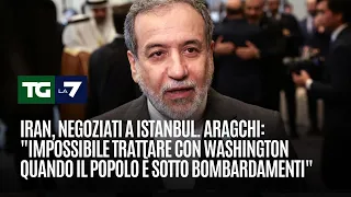 Iran, Aragchi: &quot;Impossibile trattare con Washington quando il popolo è sotto bombardamenti&quot;