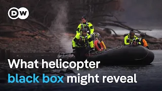 Investigators search for black box flight recorder from army helicopter | DW News