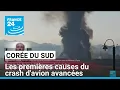 Corée du Sud : les premières causes du crash d'avion avancées • FRANCE 24