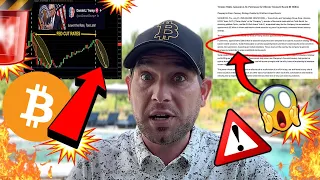 BITCOIN 🚨 BITCOIN ALERT!!!! THIS CHANGES EVERYTHING!!! DON&#39;T BE FOOLED!!!!!! (take action now)