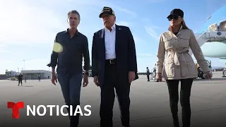 EN VIVO: Trump visita California para constatar el desastre causado por los incendios