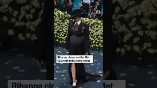 GALA Rihanna debuts baby bump at the 2025 Met Gala