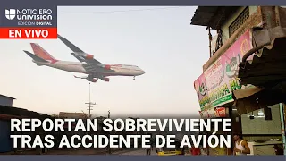 Pasajero sale caminando entre los escombros del accidente de un avión Edicion Digital 12 de junio