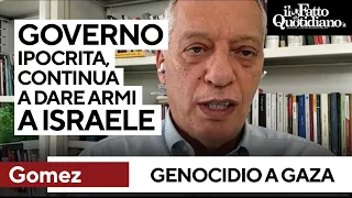 Gomez: &quot;Governo iporcrita, continua a vedere armi a Israele aggirando il divieto&quot;