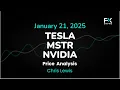 Nvidia, Tesla and MicroStrategy Price Forecast: NVDA, TSLA and MSTR Technical Analysis (21/01)