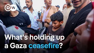 Dozens killed in attack on Gaza aid-distribution point | DW News