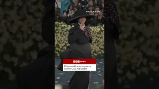 GALA Rihanna reveals she is pregnant with third child at Met Gala