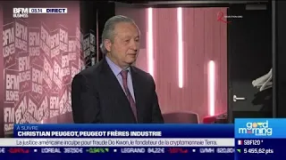 PEUGEOT Christian Peugeot, président de Peugeot Frères Industrie, est l&#39;invité de Good Morning Business