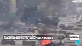 Togo : 7 morts lors de la répression des manifestations contre le président Faure Gnassingbé