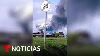 Vea aquí videos del ataque ucraniano sin precedentes contra bases rusas | Noticias Telemundo