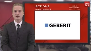 GEBERIT N Bourse - Action Geberit AG, tendance haussière - IG 23.05.2016