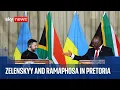 Zelenskyy and Ramaphosa hold news conference in South Africa