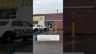 Murder suspect found in McDonald&#39;s