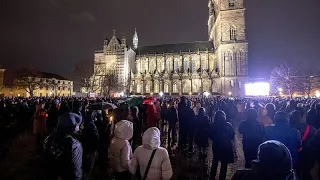 Campanadas en Magdeburgo en señal de duelo por las víctimas del atentado en el mercado navideño