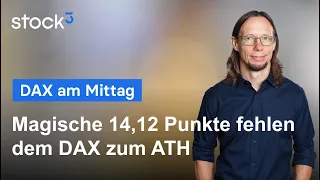 DAX40 PERF INDEX DAX - Die magischen knapp 15 Punkte!