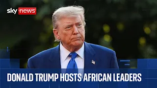 Donald Trump hosts lunch for African leaders