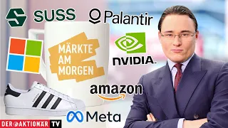 ADIDAS AG NA O.N. Märkte am Morgen: Adidas, SUSS, Palantir, Microsoft, Meta, Nvidia, Amazon