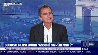 SOLOCAL GROUP Pierre Danon (Solocal): Solocal pense avoir &quot;assuré sa pérennité&quot;