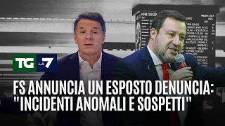 FS annuncia un esposto denuncia: &quot;Incidenti anomali e sospetti&quot;