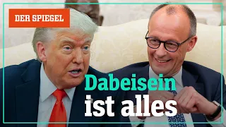 Merz bei Trump in Washington: Glücklich in der Nebenrolle – Shortcut | DER SPIEGEL