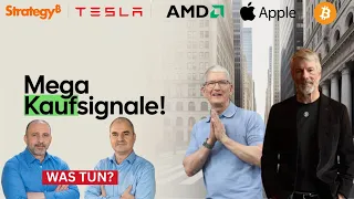 BITCOIN Kommt bald der Momentum-Ausbruch bei Bitcoin? Tesla, Strategy, Apple, AMD im Check