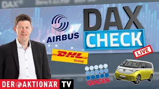 DEUTSCHE BANK AG NA O.N. DAX-Check LIVE: Airbus, CTS Eventim, Deutsche Bank, DHL Group, Evotec, Qiagen, Volkswagen im Fokus