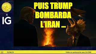 CAC40 INDEX Trading CAC40, SP500, NASDAQ (22/06/25): Puis Trump bombarda l&#39;Iran.