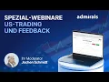 Spezial-Webinare mit Jochen Schmidt: US-Trading und Feedback