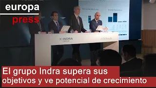 INDRA A El grupo Indra supera sus objetivos y ve potencial de crecimiento