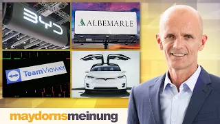 ALBEMARLE CORP. maydornsmeinung: Apple, Tesla, BYD, JinkoSolar, Öl, BP, Teamviewer, Canopy Growth, Albemarle, Livent