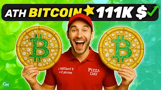 BITCOIN BITCOIN NEW ATH 111K &amp; PIZZA DAY ( 2 pizzas à + d&#39;1 milliard)