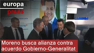 Moreno denuncia &quot;enorme gravedad&quot; del &quot;cupo separatista catalán&quot;