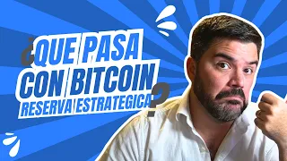 BITCOIN ¿Qué pasa con #BTC? ¿Por qué cae y qué pasó con la reserva estratégica de #Bitcoin?