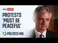 'Extreme protests can't bring people to your cause', says Lord Walney