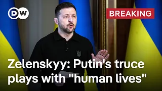 Breaking: Putin announced unilateral Easter truce for Ukraine | DW News