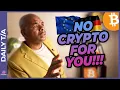 Germany and the EU says: NO CRYPTO FOR YOU!!!