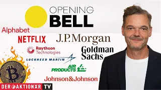 BITCOIN Bitcoin-Rekord &amp; Berichtssaison - JPMorgan, Goldman, Netflix, J&amp;J, Bitcoin, RTX, Lockheed &amp; Co