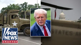 WATCH: Trump&#39;s military parade begins in DC honoring the army&#39;s 250th anniversary