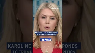 Karoline Leavitt calls out this ‘blatantly wrong’ claim about the Trump budget bill #foxnews #shorts